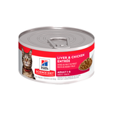 Alimento húmedo para gato Hill's Science Diet Adult 1-6 Hígado y Pollo 5.05oz